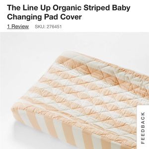 Crate&Barrel changing pad cover